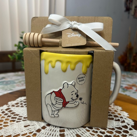 Rae Dunn Other - 🛑SOLD‼️ceramic “SWEET AS HUNNY” pot with its wooden dipper